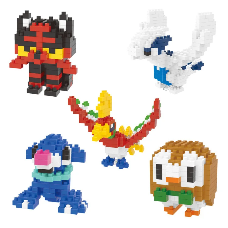 

Cartoon Anime Pokémon Plastic Building Blocks