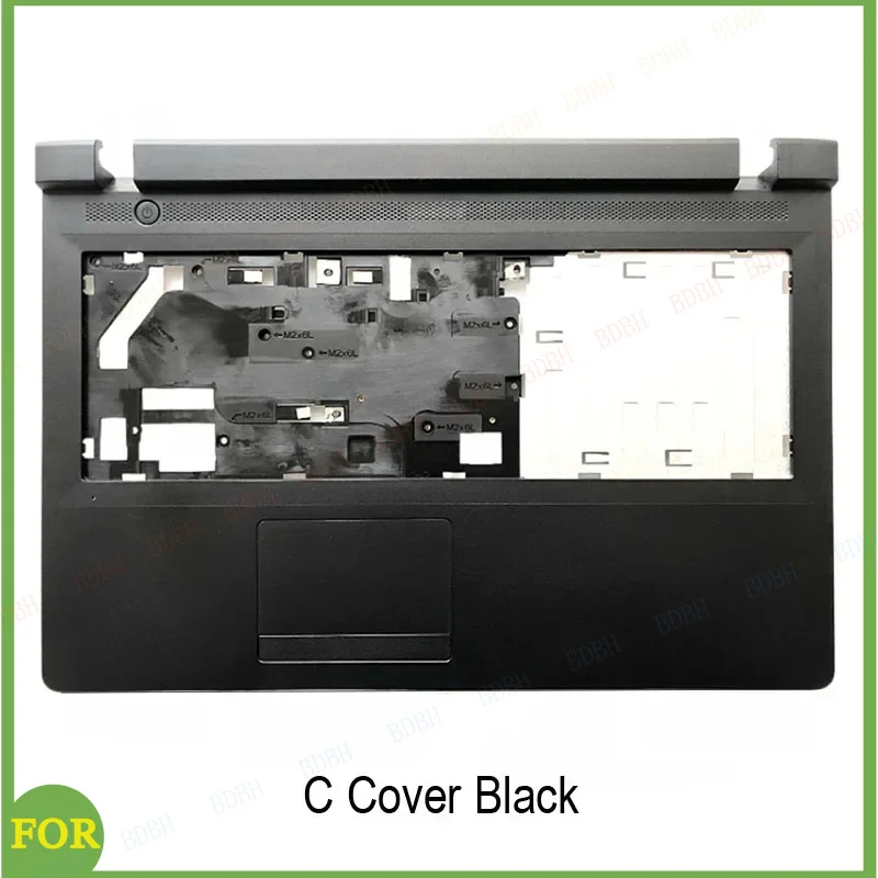 Фото Новый чехол для ноутбука, нижняя крышка LCD-экрана, подходит для Ideapad 100-15 100-15IBY, задняя крышка, передняя панель, петли, подставка для рук, крышка ABCD. №4