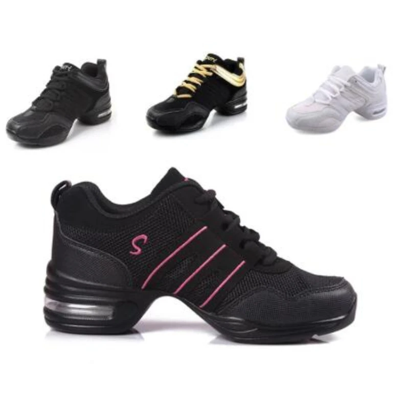 

Женские кроссовки для фитнеса XIHAHA, танцевальная обувь, современные женские кроссовки для джаза с мягкой подошвой, дышащая легкая спортивная женская обувь для танцев