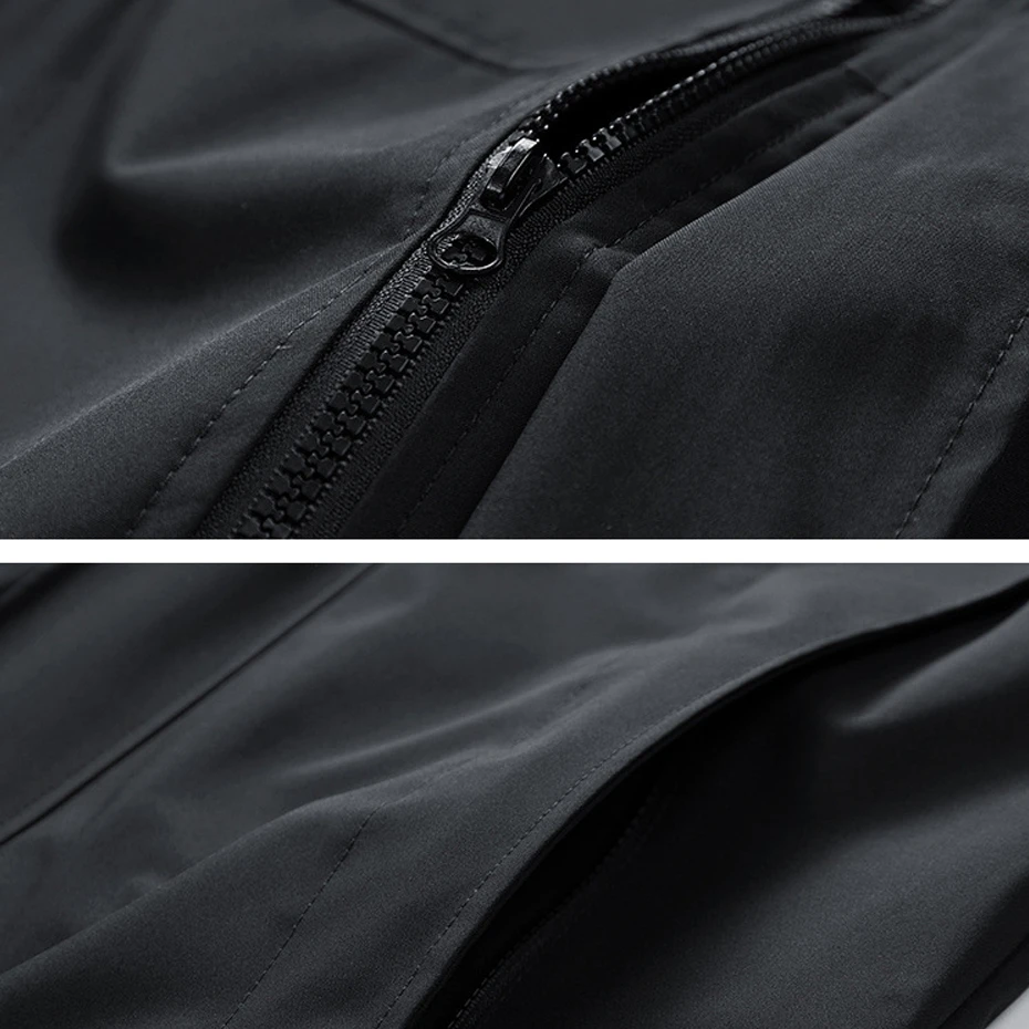 Зимняя мужская ветровка с капюшоном размеры до 8XL