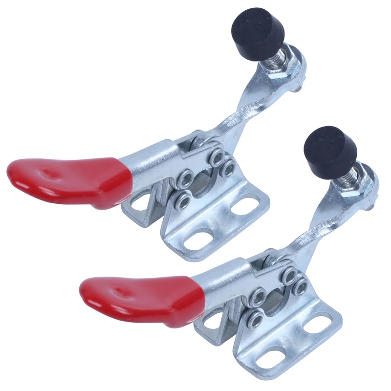 

2Pc 27Kg Anti-Slip U Shape Toggle Clamp Holding Capacity Push Pull Toggle Clamp Vertical/Horizontal Type for Hand Tool