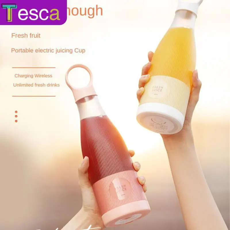

Wireless Charging Shakes Cup Bottle Small Juicer Cup Household Personal Fruit Machine Kitchen Supplies Anti Touch Design Mixer
