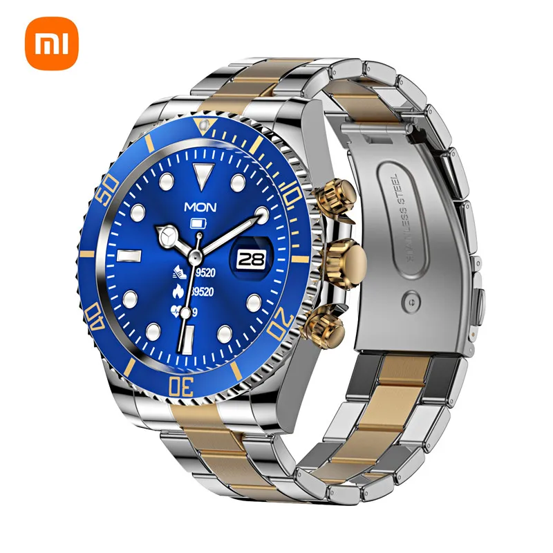 

Xiaomi 2022 New Smart Watch Men 350Mah Big Battery MusicPlay Fitness Tracker Bluetooth Call For Android IOS Sport Smartwatch Men