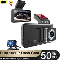 Dash Cam Front and Rear Car Dvr Dashcam Vehicle Black Box Car Camera Car Video Recorder Dual Dash Camera