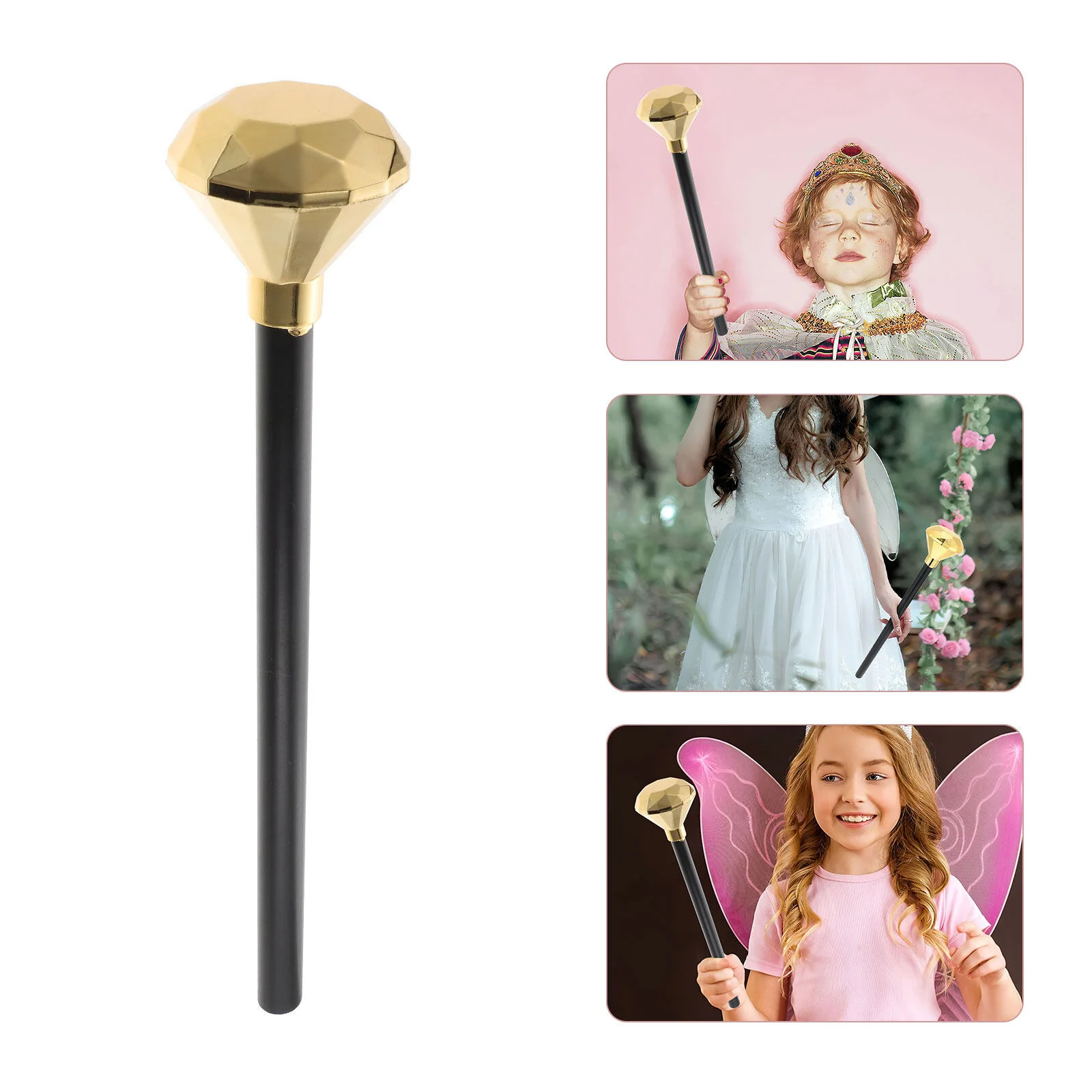 

Diamond Shape Scepter Dress For Kidss Prop Halloween Wand Party Scepter