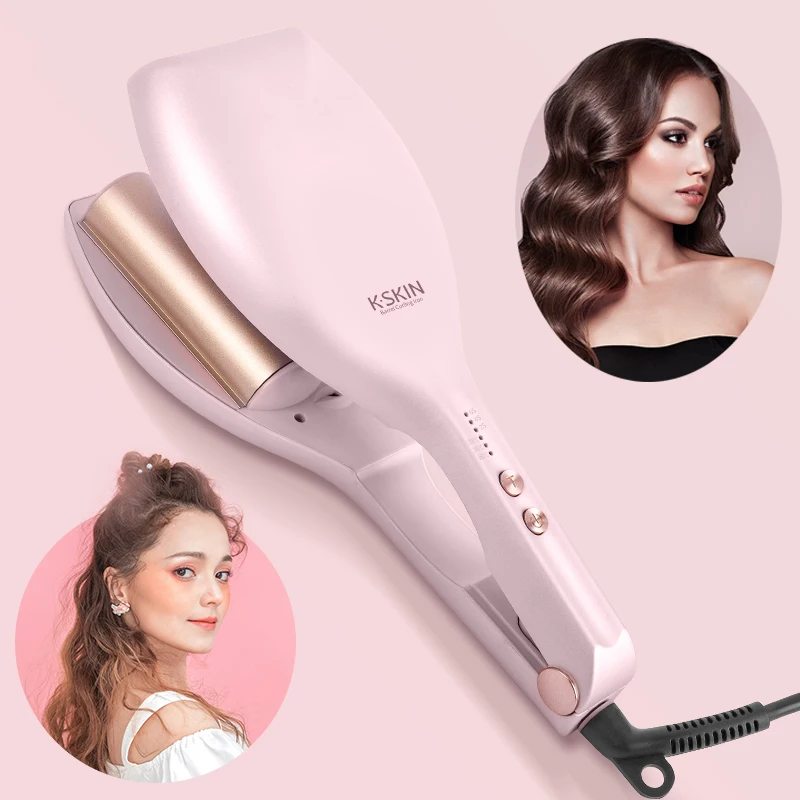 

Бигуди для волос KSKIN в форме яиц, щипцы для завивки волос, щипцы для волос, пляжные волны, глубокие волны, инструменты для укладки, нагреватель с ионами Nagative PTC