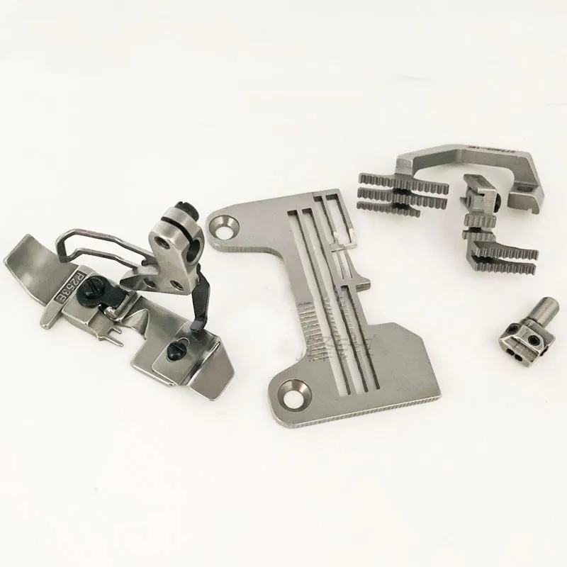 Фото SIRUBA 988 PEGASUS EX JACK 798 Набор измерительных оверлоков, 5 ниток, игольная пластина, зажим, прижимная лапка для подачи собак, промышленная швейная машина №2