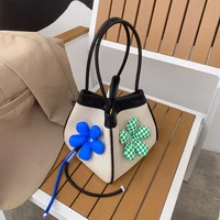 sun flower mini bag for women cute composite bag tote small high quality canvas handbag female sac a main