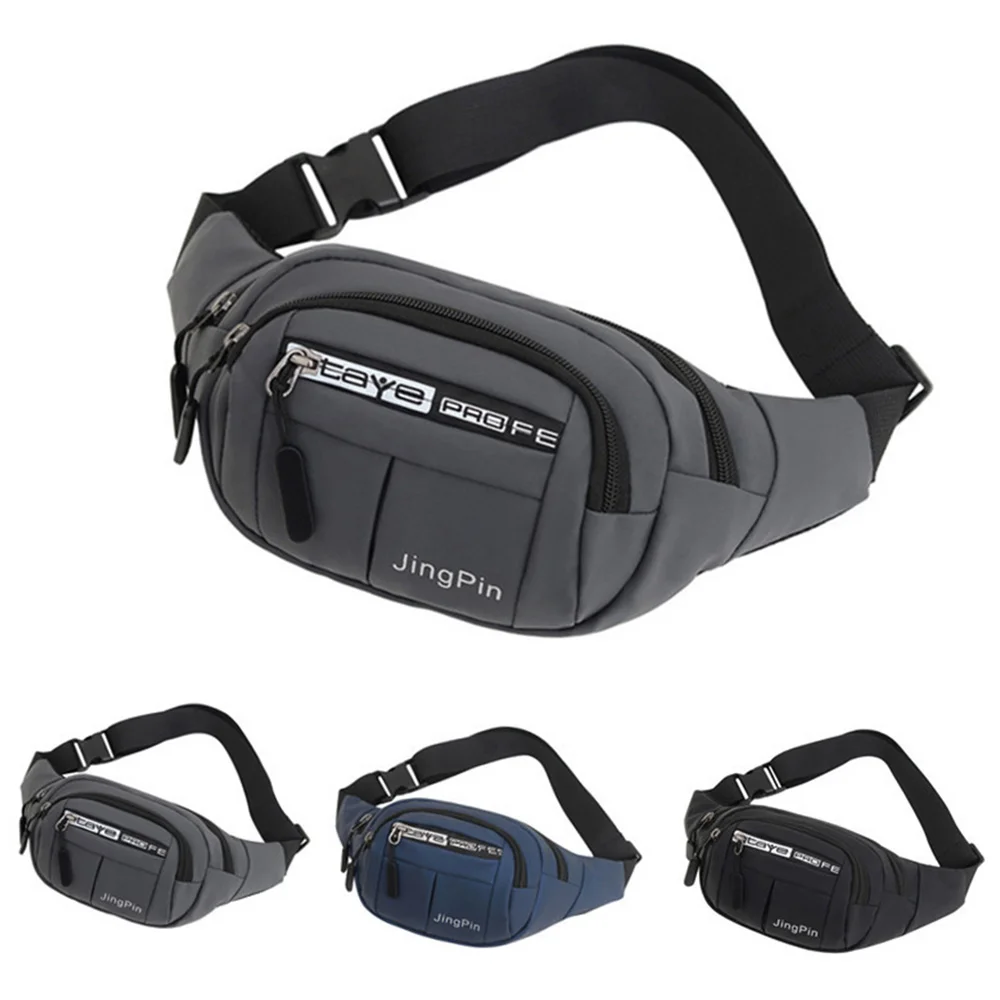 

Men's banana bag, large capacity outdoor leisure sports diagonal chest bag, new series