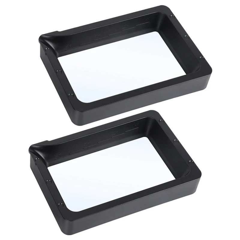 

3D Printer Accessories 2 Pcs Resin Vat Tank UV Resin Tank Light-Curing 3D Printer Material Tank Suitable For Photon Mono