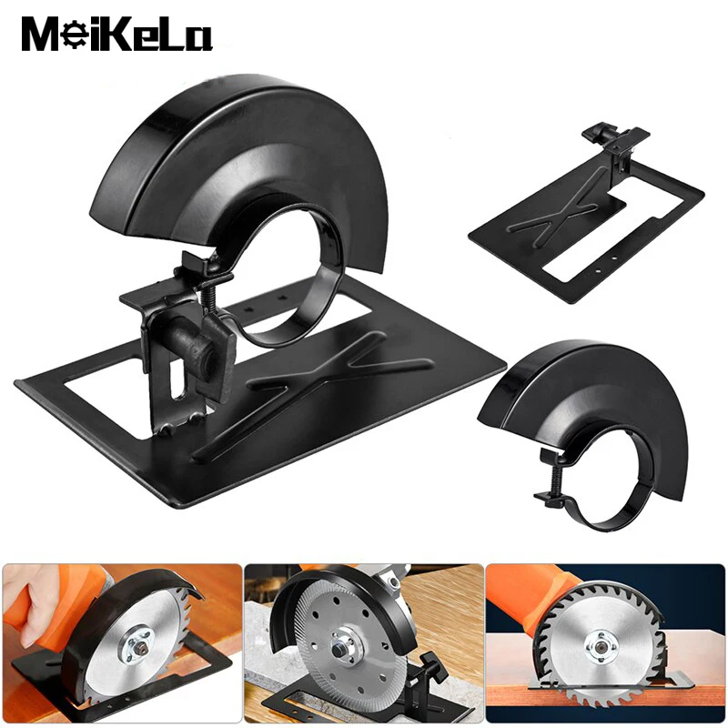 

Adjustable Angle Grinder Set Bracket Stand Holder Metal Cutting Machine Thickened Cutting Base Protection Cover Support Tools