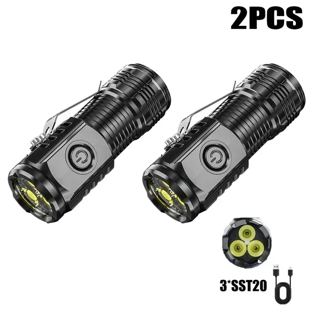 

KDULIT Портативный водонепроницаемый светодиодный фонарик