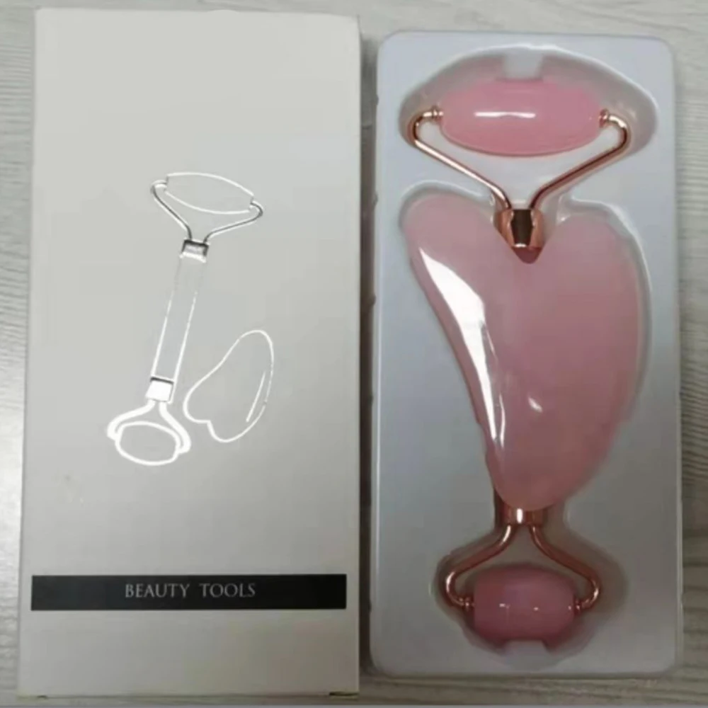 Розовый набор в коробке пластина гуаша подтяжка лифтинг лица полимер не