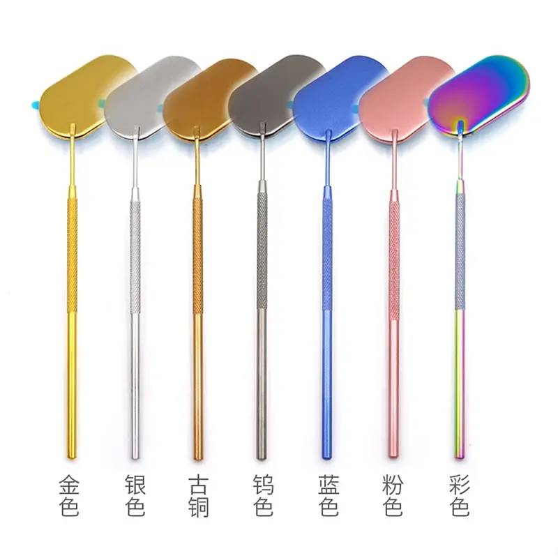 

Eyelash Mirror Large Makeup Mirror Magnifying Beauty Long Handle Mirror For Extension Makeup Tool Checking False Eyelashes Tools