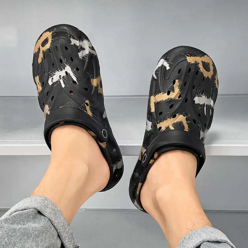 

Summer Slippers Designers Summer Shoes Rubber Hard-Wearing Man Sneaker Designers Sandals For Boy Dad Tennis Skateboarding Retro