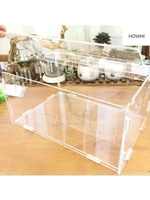 howho reptile breeding box acrylic frp spider lizard scorpion can assemble transparent insect breathable terrarium