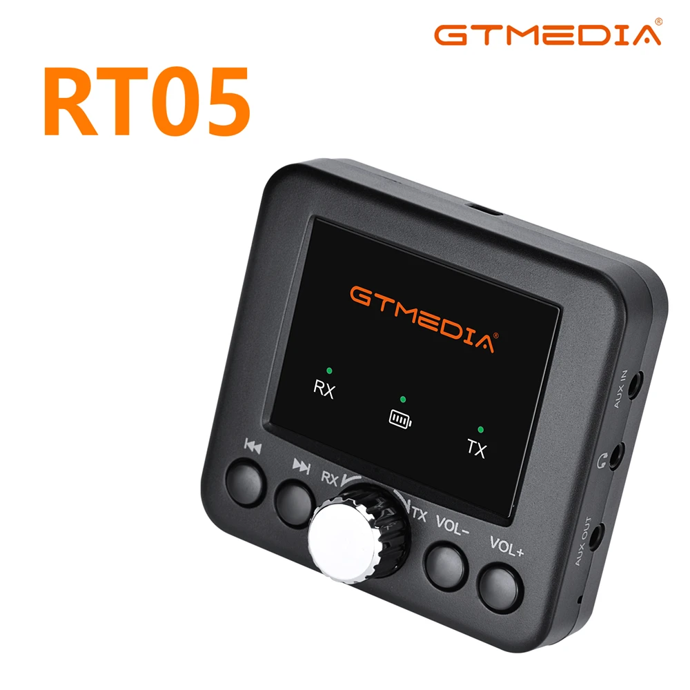 

2 IN 1 Bluetooth 5.0 Audio Transmitter Receiver LCD Display 3.5MM AUX RCA Stereo Wireless Adapter Dongle For PC TV Car Headphone