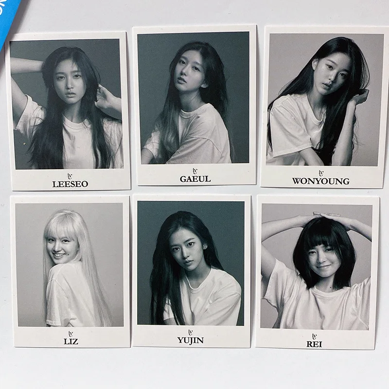 

6Pcs/Set Wholesale Kpop IVE Photocard New Album DAZED KOREA Postcard New Album Lomo Card Photo Print Cards Poster Picture Fans
