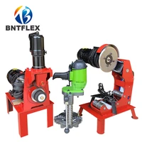 pipe cutting machineelectricfire fighting pipe cutter automatic slotting and boring hydraulic rolling groove machine