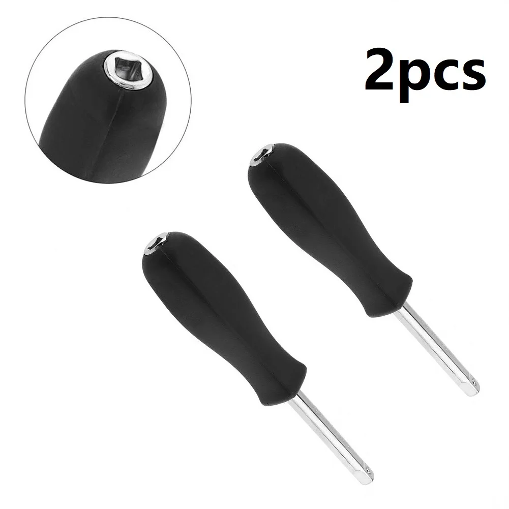 

2 Pcs 150mm Spinner Handle Socket Wrench 1/4 Dual-Purpose Bottom Hole Connection Handle Small Square Rod Spinner Hand Tools