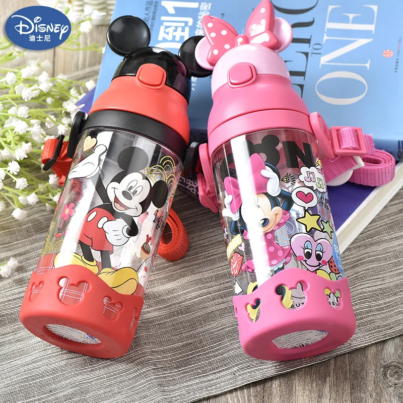 Детская бутылка для воды Disney с соломинкой детей Диснеевская школы детская -