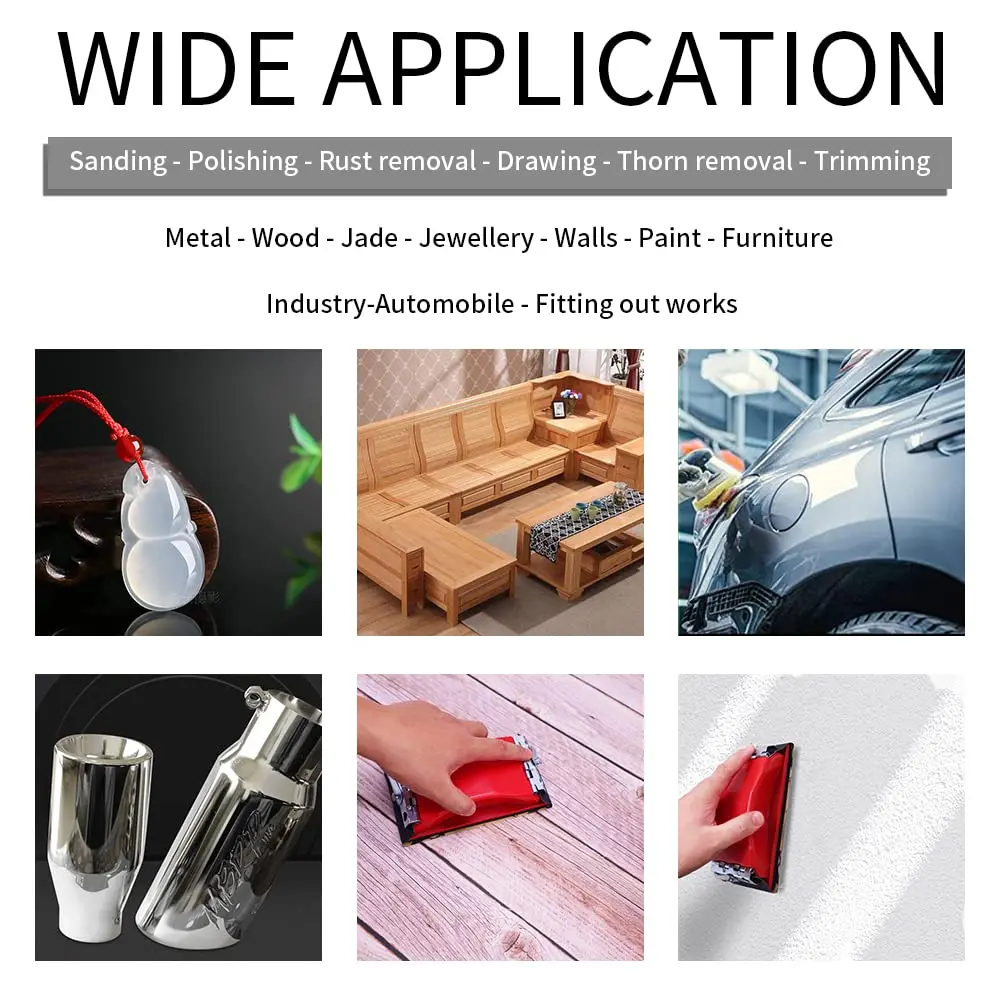 65 шт. наждачная бумага 120x150 мм абразивный материал 80/180/Грит