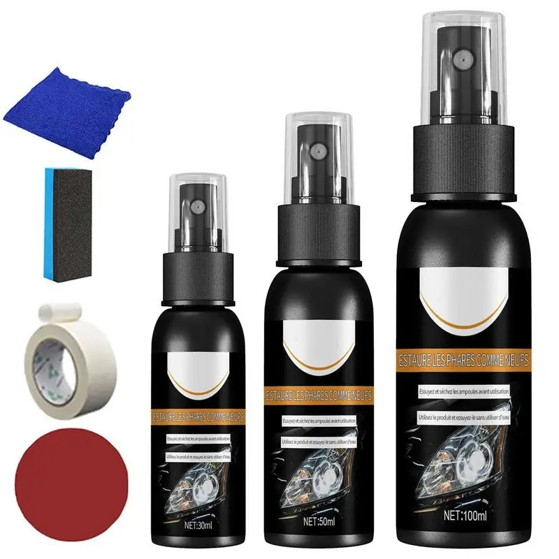 

Car Headlight Repair Fluid Universal Headlight Repair Polish Headlight Restoration Car Headlight Cleaner Restorer Remove Agent