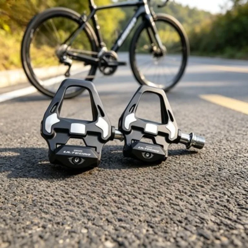 Фото Педали для велосипедов SHIMANO PD-R8000 MTB Road, ультралегкие, из карбонового волокна, самоблокирующиеся, с шипами SH11 для улучшенной производительности велопоездок №2