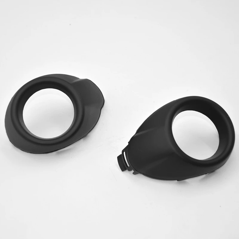 For Ford Focus 3 III 2012-2014 Front Bumper Fog Light Cover Bezels Housing Trim-Black