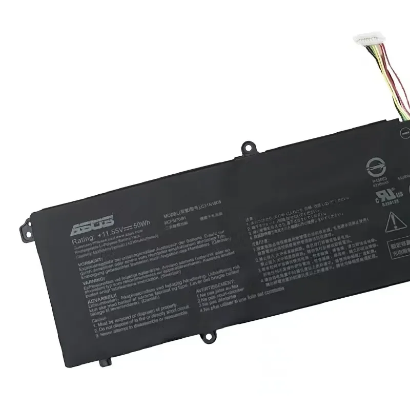 100% Оригинальный аккумулятор 4335 мАч для ноутбука ASUS S433FL S4600F S521FA S5600F ADOL14FLC ADOL14EQC