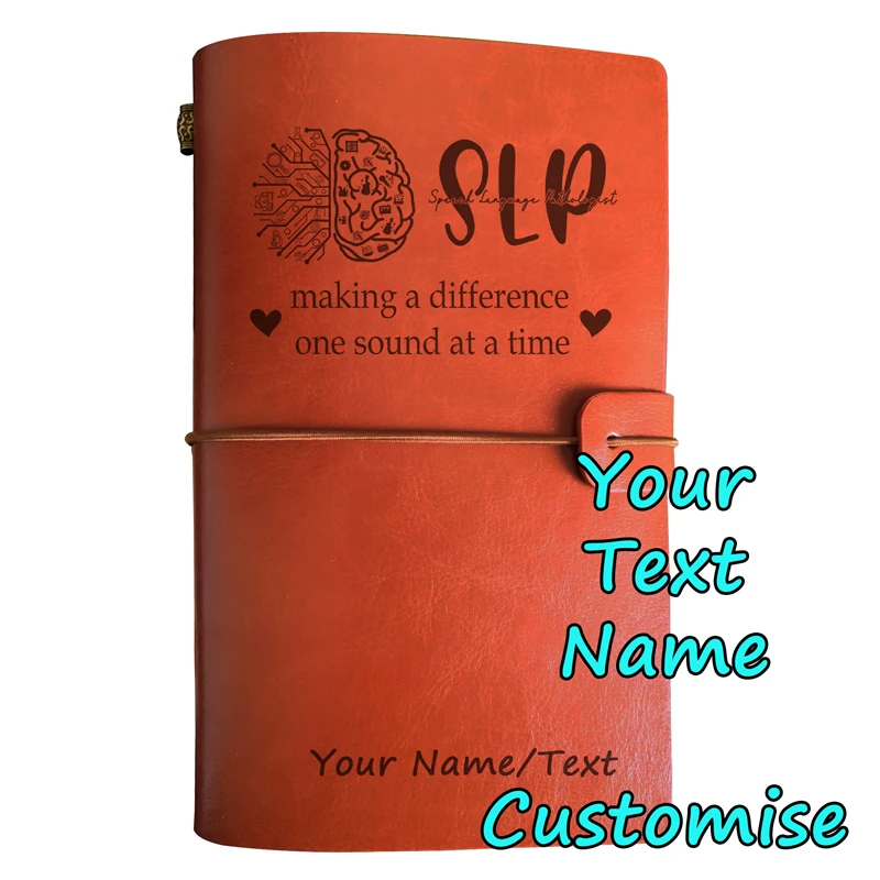 Винтажный кожаный блокнот BJ435