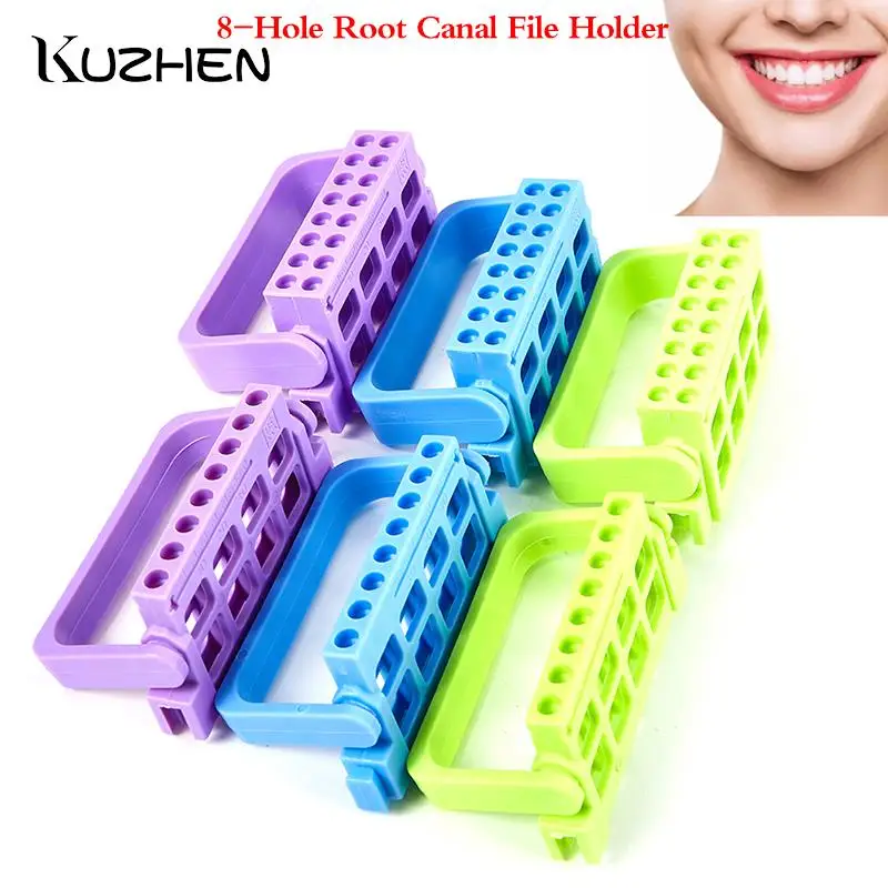 

1pcs Dental Endo Files Holder 8/16 Holes 3 Colos Endo Stand Endo Tray For Endodontic Files Organizer Endo Box Quality