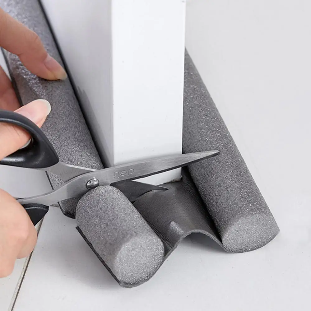 

Flexible Door Bottom Sealing Strip Windproof Dust Stopper Guard Rain Weatherstrip Noise Reduction Insulator Sealer Home Hardware