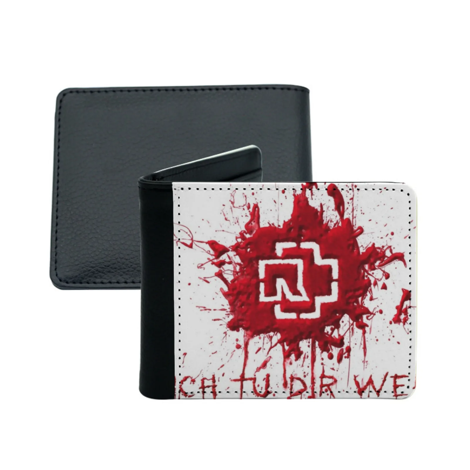 Персонализированный кошелек Ich Tu Dir Weh для мужчин и женщин короткий карманный из