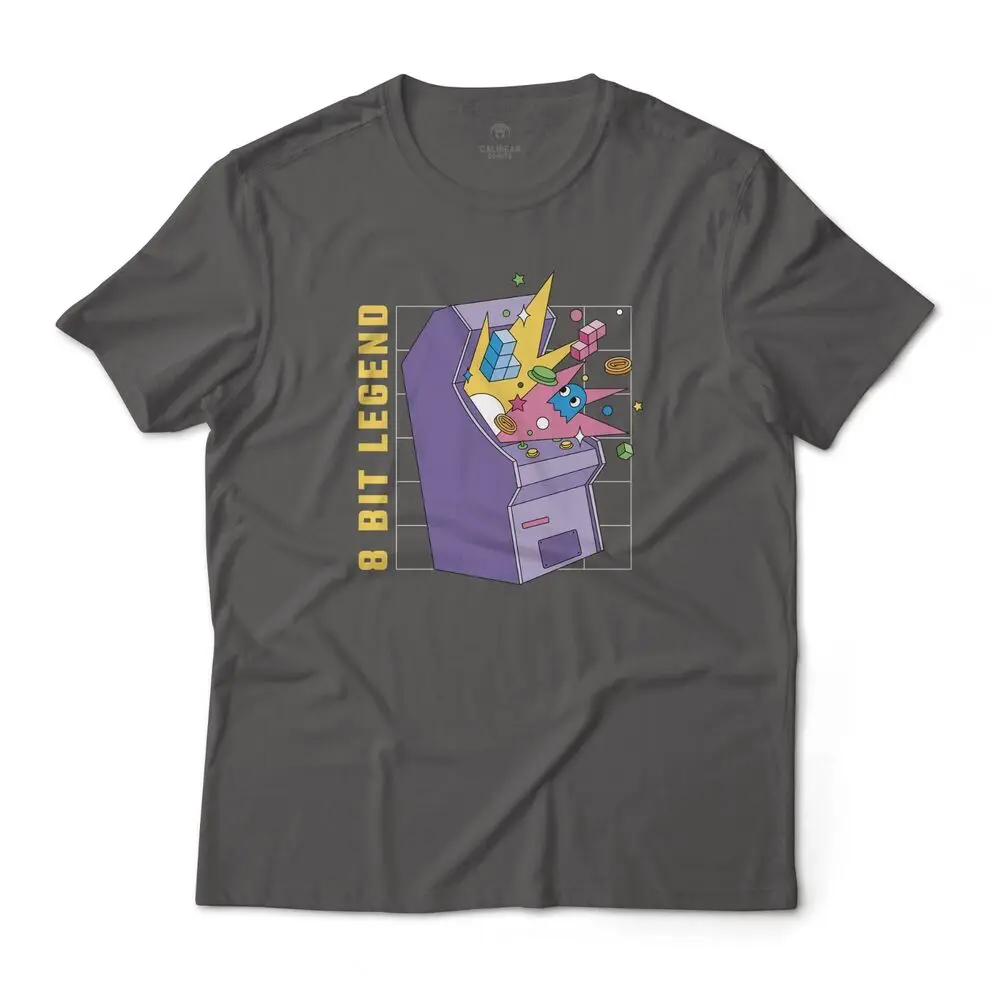 8-битная Ретро аркадная видеоигра художественная графическая футболка унисекс