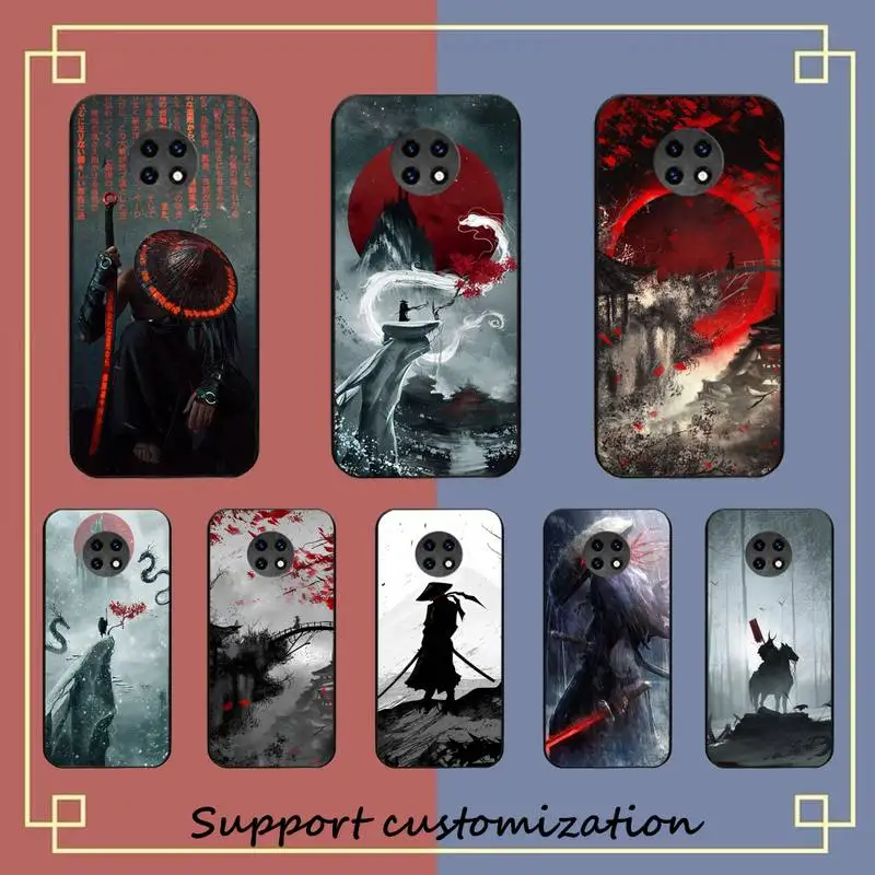 

Landscape ink Painting Japan Samurai Art Phone Case for Redmi 5 6 7 8 9 A 5plus K20 4X S2 GO 6 K30 pro