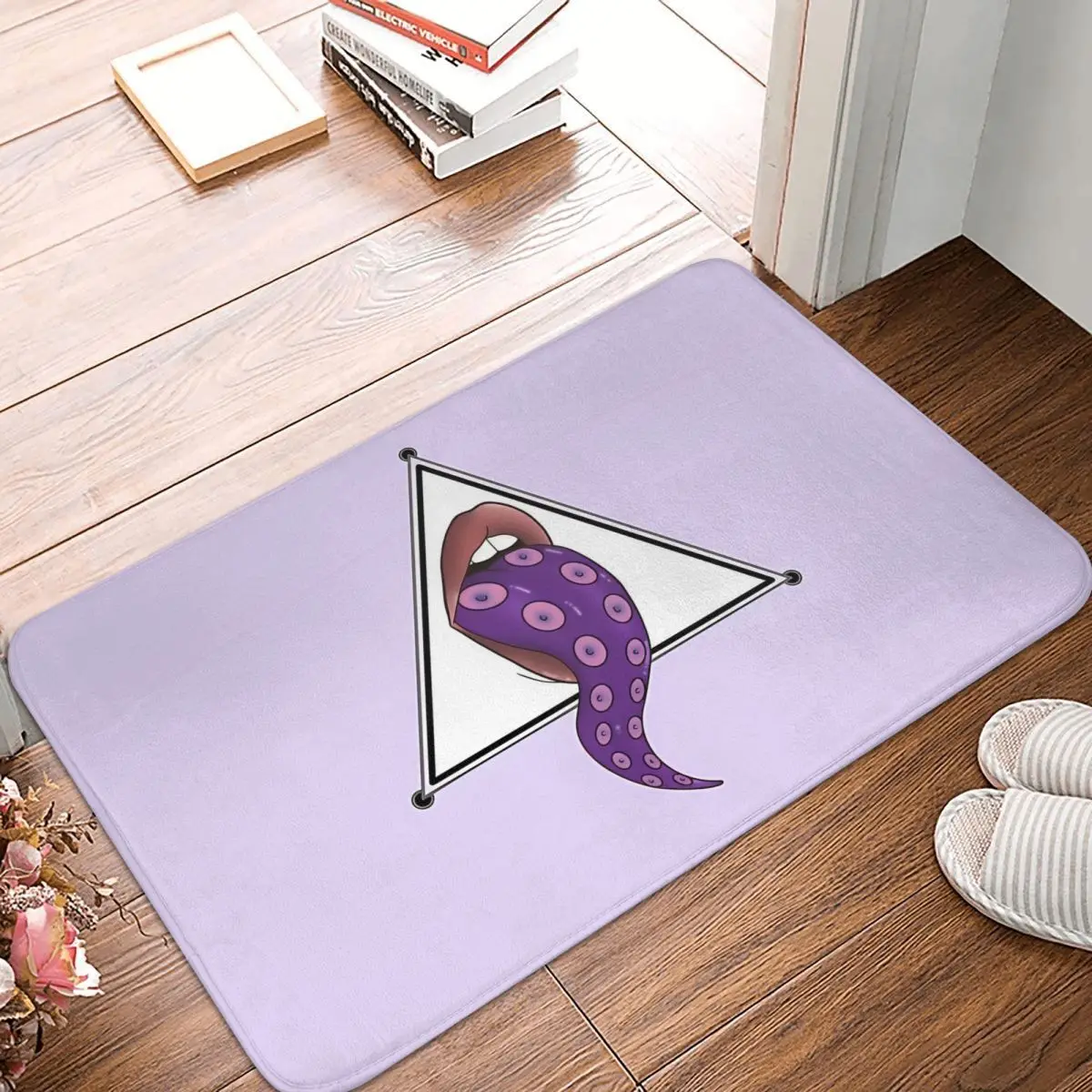 

BDSM Non-slip Doormat Tentatongue Carpet Bath Kitchen Mat Prayer Flannel Decor