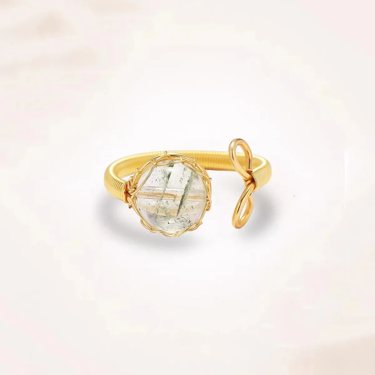 Женское натуральное зеленое кольцо Haomai SweetNicheDesign модное регулируемое Phantom для