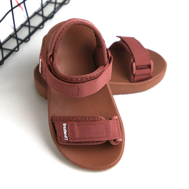 

Summer new children's sandals baby toddler shoes girls beach shoes soft bottom non-slip boys sports sandals leisure
