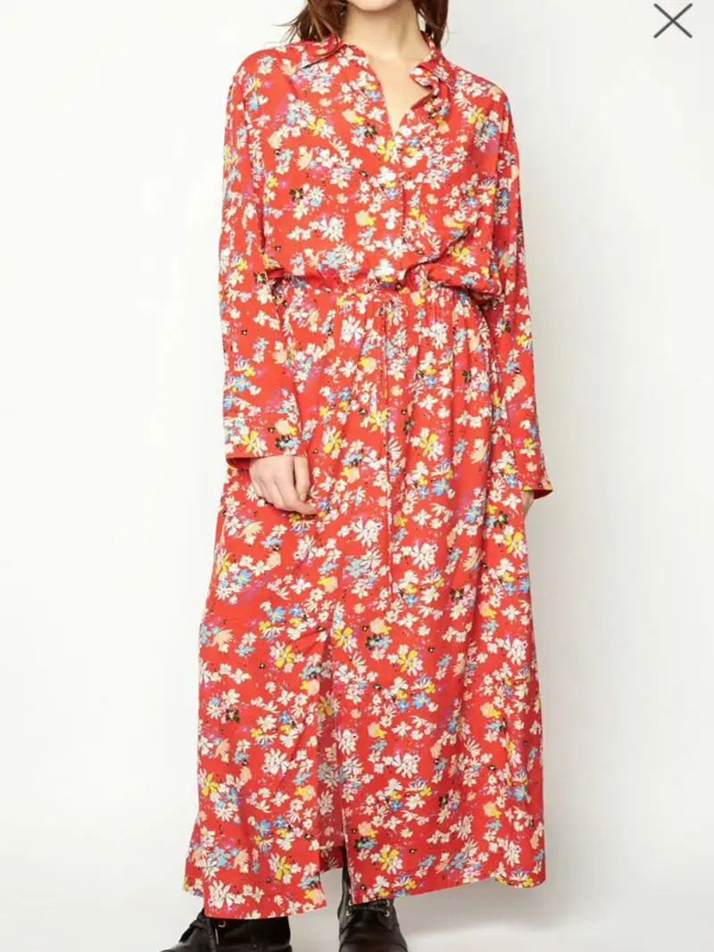 

2023 женское элегантное длинное платье с цветочным принтом