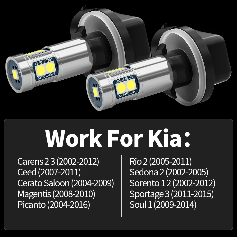 Светодиодные противотуманные фары 2 шт. лампа Canbus 881 H27W для Kia Carens Ceed Cerato Saloon Magentis