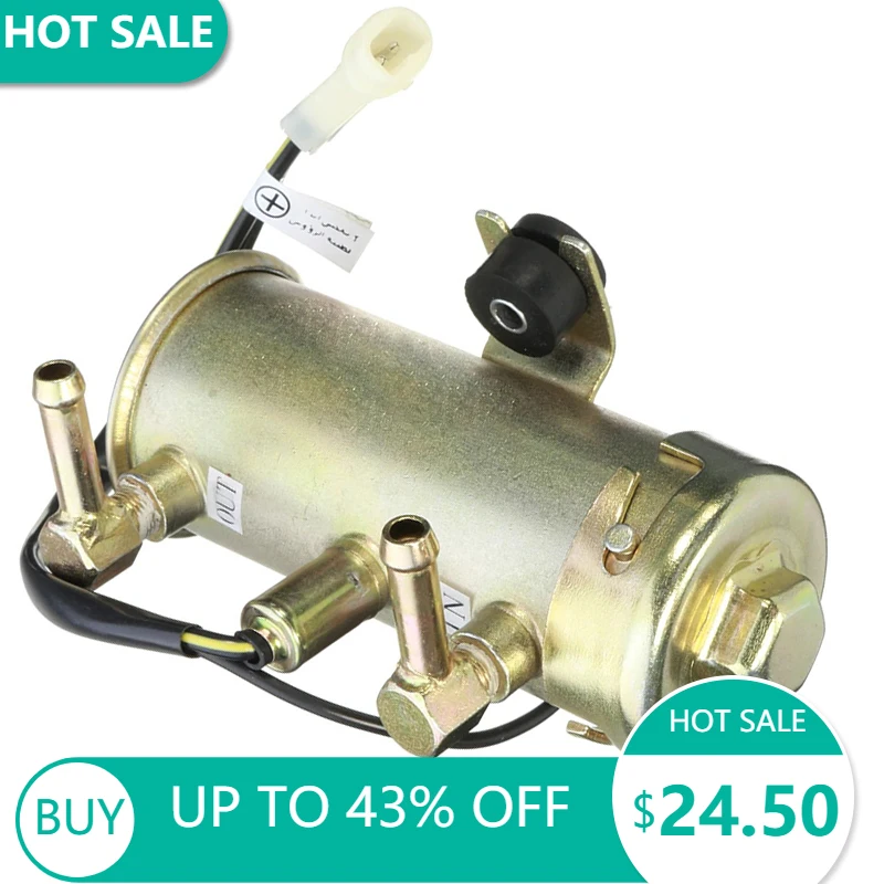 

Universal 12V Electric Fuel Petrol Pump Kit Low Pressure HRF-027 For Petrol/Dieselc/Bio Fuel Oil Electronic Pump