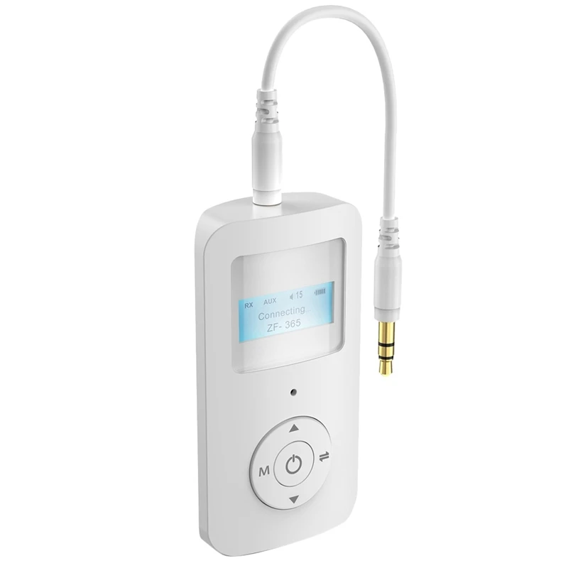 

AU42 -2 In 1 Wireless Bluetooth 5.0 Transmitter Receiver For TV PC Car Speaker 3.5Mm AUX Hifi Music Audio Adapter
