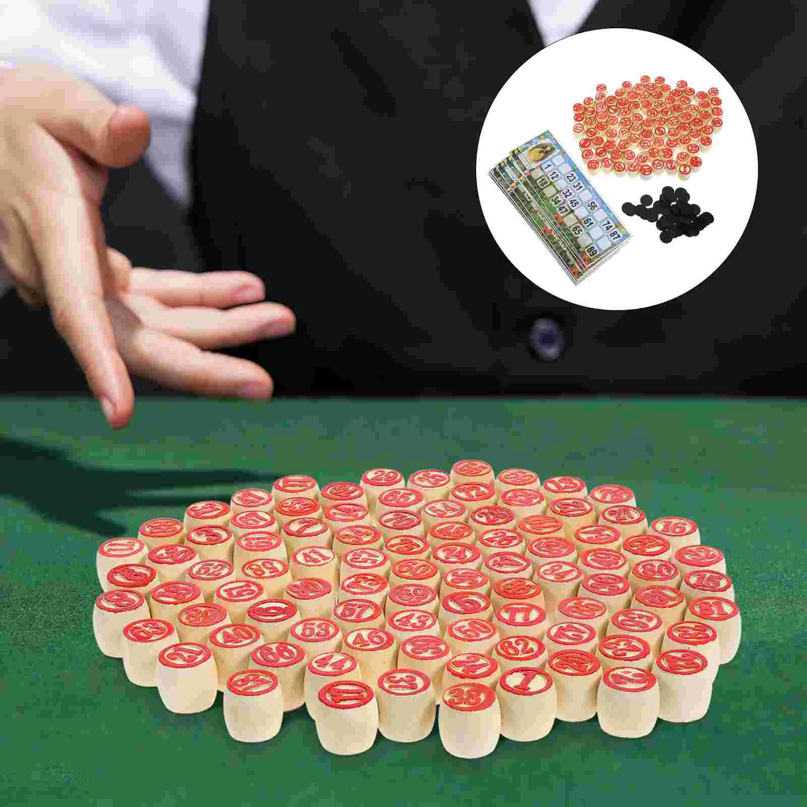 Настольная игра Loto настольная винтажная в бинго семейная деревянная смешная