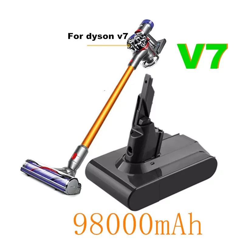 

100% Оригинальная батарея Dyson V7 21,6 в 98ач литий-ионная аккумуляторная батарея для Dyson V7 батарея для пылесоса Animal Pro замена