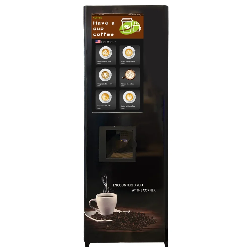 Заводской индивидуальный интеллектуальный торговый автомат мгновенного кофе с