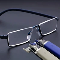 half frame tr90 anti blue light reading glasses hd prescription eyeglasses women men eyewear with case diopter 1 0 to 4 0