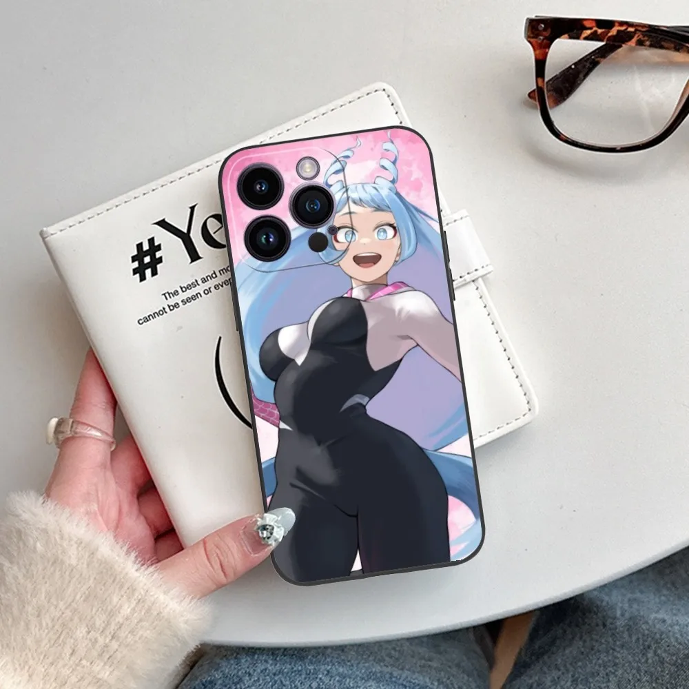 Чехол для мобильного телефона Hero Nejire Hado iPhone 15 14 13 12 11 X XR XS 8 7 Pro Max Plus Mini Black мягкий