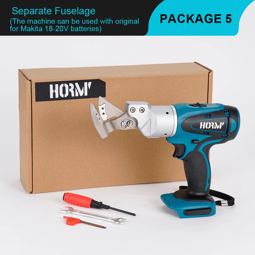 Электрические беспроводные ЖЕЛЕЗНЫЕ НОЖНИЦЫ Hormy 90N.m, ножницы для резки металла, ножницы для листового резака, электроинструмент из углеродистой стали для Makita, аккумулятор 18 в