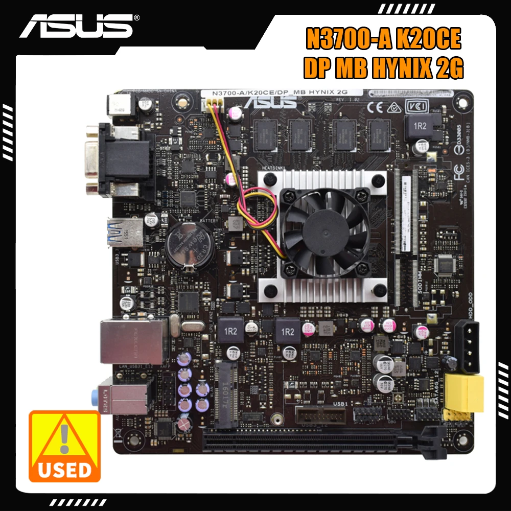 

N3700-AK20CE DP MB HYNIX 2G ASUS All-in-One Integrated Motherboard, Mini Motherboard Intel GMA HD (Integrated in Processor)